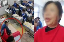 Nam sinh lao lên bục tát cô giáo vì...đói đến kiệt sức