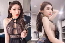 Đỏ mặt trước nàng hot girl "thả rông", diện đồ gợi cảm vào bếp