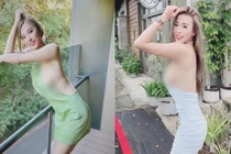 Nghiện mốt “thả rông”, hot girl khiến nhiều người xấu hổ quay đi