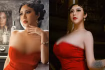 Hot girl xinh đẹp diện mốt xẻ sâu khoe vòng 1 "ná thở"