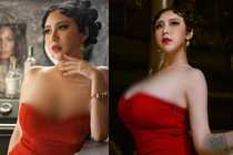 Hot girl xinh đẹp diện mốt xẻ sâu khoe vòng 1 "ná thở"