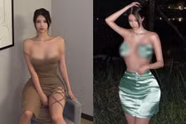 Đỏ mặt trước gu thời trang hở bạo của mỹ nhân body chữ S 