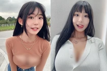 Hot girl xinh đẹp mặc hở bạo khoe body bốc lửa giữa trời lạnh