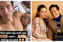 Hà Hồ tiết lộ thói quen "kì lạ" khi ngủ của con gái Lisa