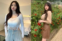 Hot girl siêu vòng một diện đồ kín bưng vẫn lộ body bốc lửa