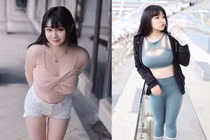 Đỏ mặt hot girl “mặt học sinh body phụ huynh” diện đồ trễ nải