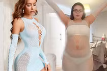 Mua váy xuyên thấu online, cô gái ngã ngửa khi nhận hàng thật