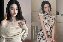 Mỹ nhân gợi cảm diện xường xám đẹp như trong tranh