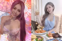 Đỏ mặt trước mỹ nhân “thả rông” khi mặc tạp dề dạy nấu ăn 