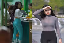 Đỏ mặt trước kiểu diện đồ tập này xuống phố của các mỹ nữ 