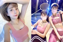 Diện đồ tập đơn giản, hot girl cổ vũ vẫn cuốn hút mê người 