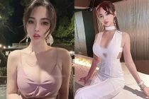 Hot girl bán lẩu dùng khẩu trang làm áo ngực, người nhìn phát ngại