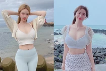 Mướt mắt ngắm mỹ nhân Hàn Quốc có thân hình đồng hồ cát 