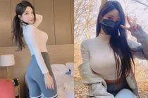 Hot girl diện đồ tập khoe body gợi cảm hút vạn ánh nhìn