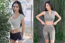 Mặc đồ tập, cô gái xinh đẹp vẫn “gây mê” vì quá nóng bỏng