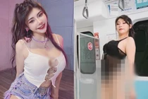 Đỏ mặt trước hot girl mặc nội y nhảy múa phản cảm trên tàu