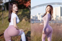 Diện đồ tập kín bưng, hot girl xinh đẹp vẫn gợi cảm mê người