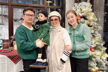 Vợ kém 17 tuổi của Bằng Kiều tình cảm bên mẹ chồng