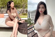 Mỹ nhân diện đồ trễ nải, khoe vòng 1 khiến người nhìn đỏ mặt