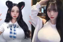 Nữ sinh siêu vòng một mặc kín vẫn nóng bỏng “thiêu đốt” ánh nhìn