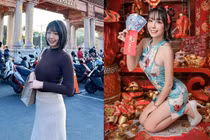 Hot girl xinh đẹp đi chùa cũng nổi tiếng vì quá gợi cảm