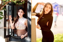 Chỉ mặc nội y rồi khoác áo lông, hot girl khoe vòng 1 "ná thở"