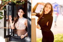 Chỉ mặc nội y rồi khoác áo lông, hot girl khoe vòng 1 "ná thở"