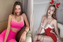 Mê mẩn thân hình đồng hồ cát của nàng hot girl mặc đồ tập