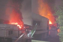 Vợ chồng cãi nhau đốt nhà, con trai chết thảm