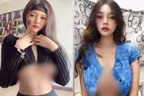 Đỏ mặt trước hot girl “mặc như không mặc”, nghiện mốt hở chân ngực