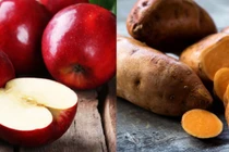 Khoai lang và táo đặt cạnh nhau, điều kỳ diệu xảy ra