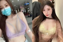Hot girl mặc nội y khoe vòng 1 “ná thở” khi đi lấy máu 