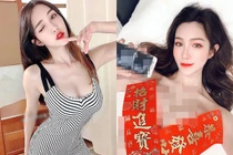 Gu thời trang hở bạo của mỹ nhân dùng câu đối che ngực trần