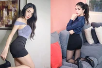Mê đắm body cực nuột khi mặc hở bạo của mỹ nữ công sở