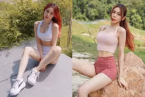 Leo núi, hot girl xinh đẹp hút mọi ánh nhìn vì quá gợi cảm