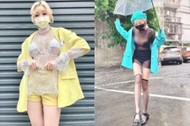 Hot girl gây choáng vì kiểu quần áo trong suốt "mặc như không"