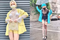 Hot girl gây choáng vì kiểu quần áo trong suốt "mặc như không"