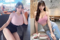 Đỏ mặt ngắm nàng hot girl gợi cảm diện mốt crop-top xẻ sâu hút