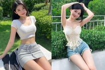 Mê đắm hot girl mặc gợi cảm vẫn toát nét đẹp trong trẻo