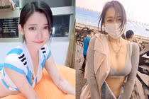 Hot girl xinh đẹp cởi áo ăn mừng tuyển Argentina giành vé đi tiếp