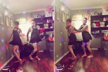 Hội chị em sốt xình xịch vì thanh niên xăm trổ mặc váy ngủ của vợ