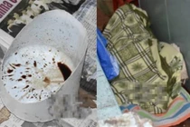 Ăn sáng, thấy nước từ trên trần rỉ xuống, phát hiện điều rợn người