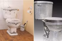 Bồn cầu của giới siêu giàu cũng phải ngầu như thế này mới chịu