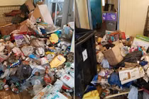 Căn nhà ngập rác thải và sự thật kinh hoàng ai cũng chết điếng