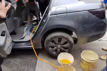 Vạch trần thủ đoạn pha dung môi, tạp chất vào xăng