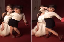 Diễn sâu chụp ảnh, bé gái khiến ai cũng muốn có 1 cô con gái