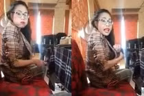 Hotgirl Bella bị phát hiện mang súng giả vào sân bay