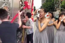 Chuyện lạ hôm nay: Mang búa đi rước dâu, chú rể còn làm điều sốc hơn...