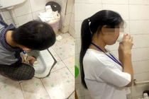 Chuyện lạ hôm nay: Sốc công ty phạt nhân viên uống nước bồn cầu
