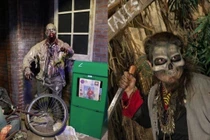 Halloween đi chơi nhà ma, cô gái gặp chuyện kinh hãi